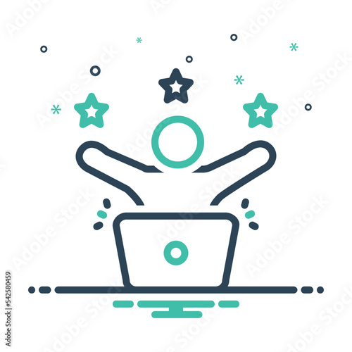 Mix icon for exciting