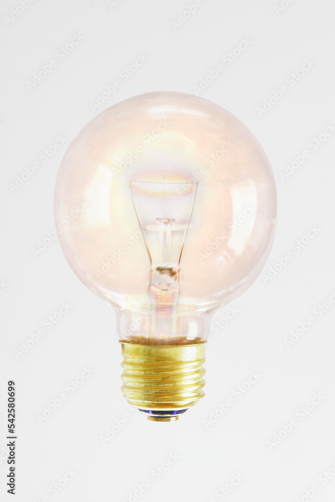 light bulb on white background light bulb on white background