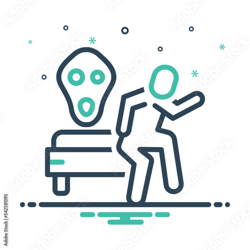 Mix icon for scared
