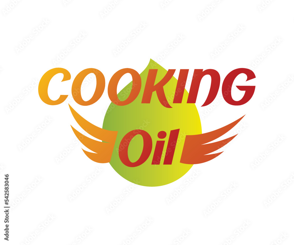 Oil drop logo icon design template. Organic oil icon in eco friendly style for food product