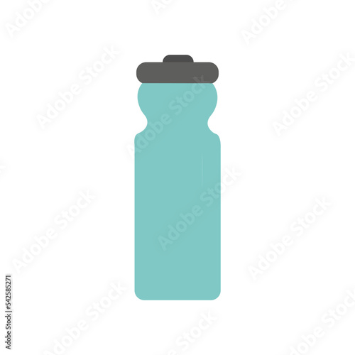 Sport sipper bottles for water isolated on white background for mock up.