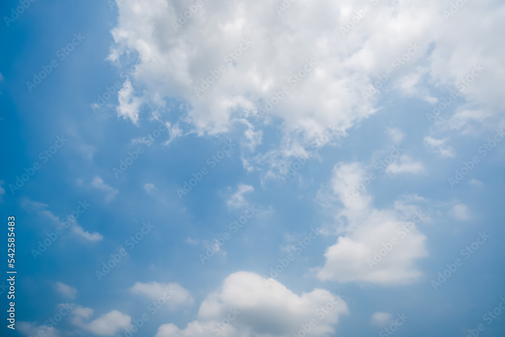 Panoramic view of clear blue sky and clouds, clouds with background. Panoramic view of clear blue sky and clouds, clouds with background.