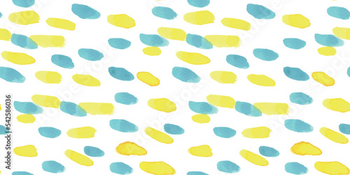 手描き水彩のシームレスパターン、テキスタイル、壁紙