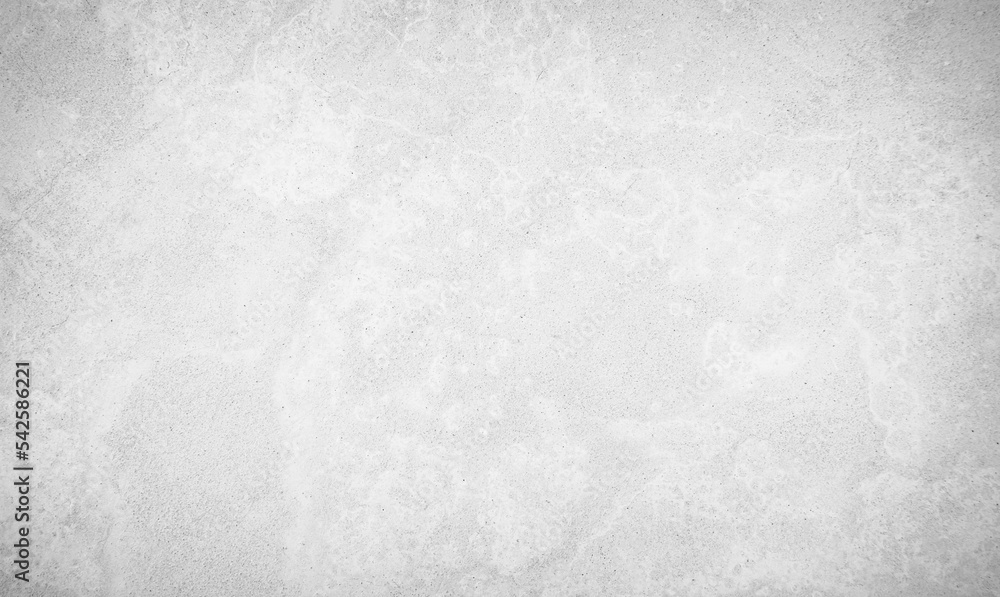 Naklejka premium White concrete texture wall background. Pattern floor rough grey cement stone. Wallpaper paper sand surface clean polished. Photo abstract gray construction old grunge for design urban decoration.