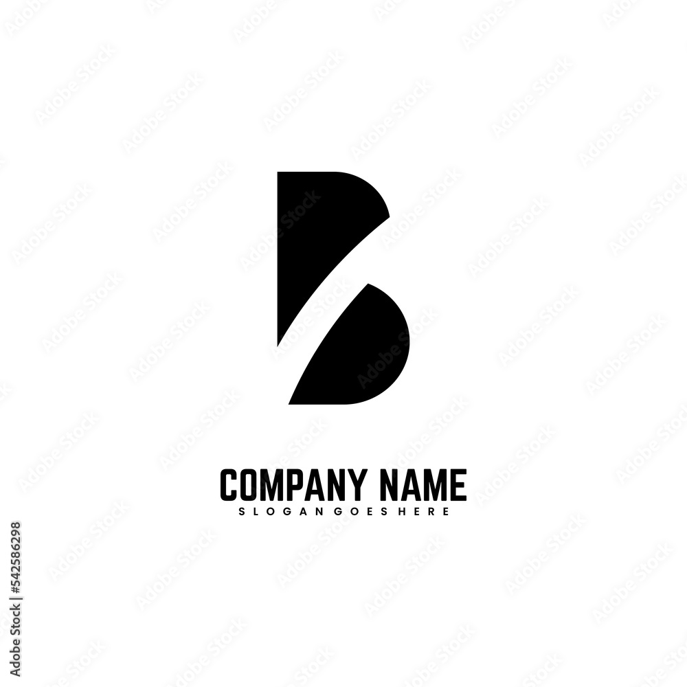 Modern initial BB logo letter simple and creative design concept Modern initial BB logo letter simple and creative design concept