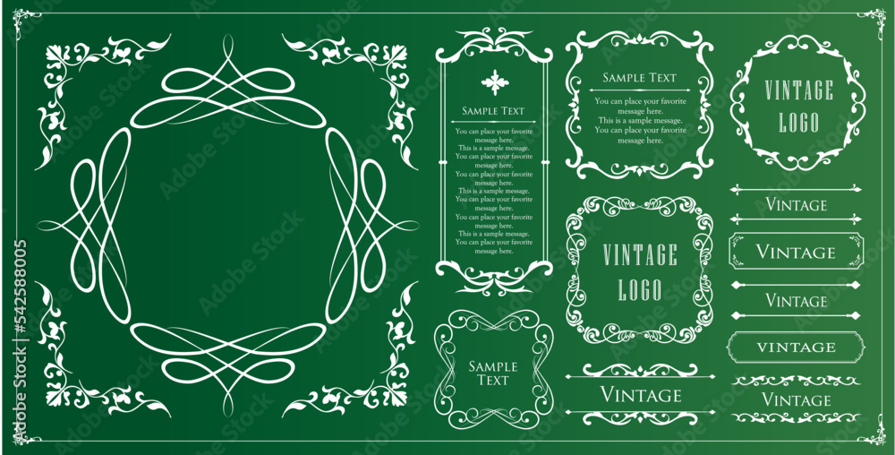 Christmas motif frame design set. Gorgeous and elegant design material
Christmas motif frame design set. Gorgeous and elegant design material