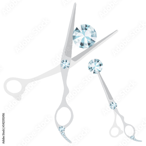 きらきらシザー・ハサミ・美容師・理容師・シザー