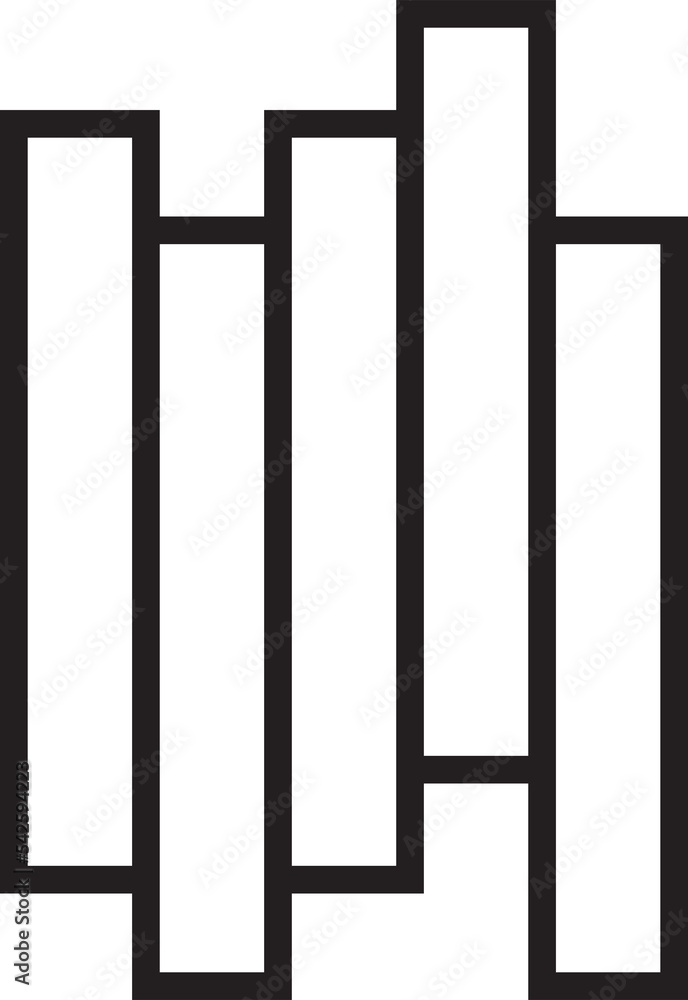 Abstract wave and line logo illustration in trendy and minimal style Abstract wave and line logo illustration in trendy and minimal style
