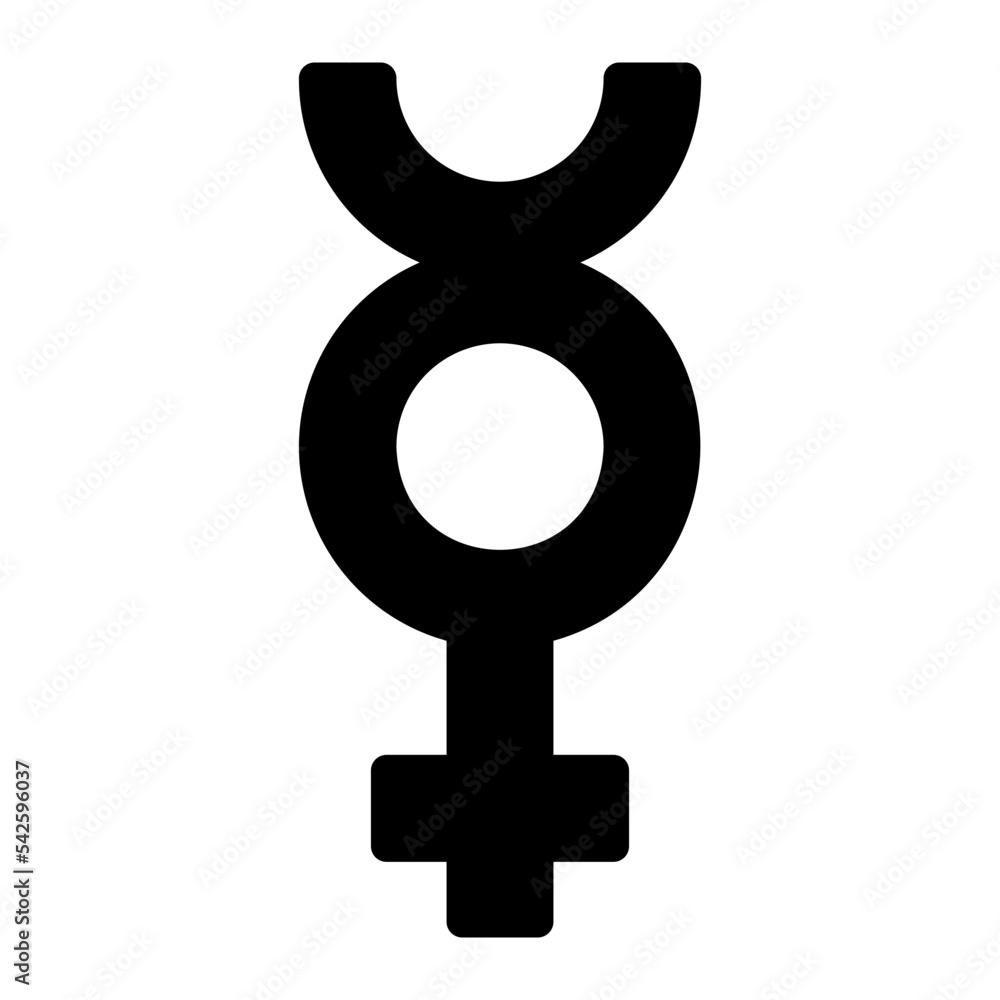 mercury glyph icon mercury glyph icon