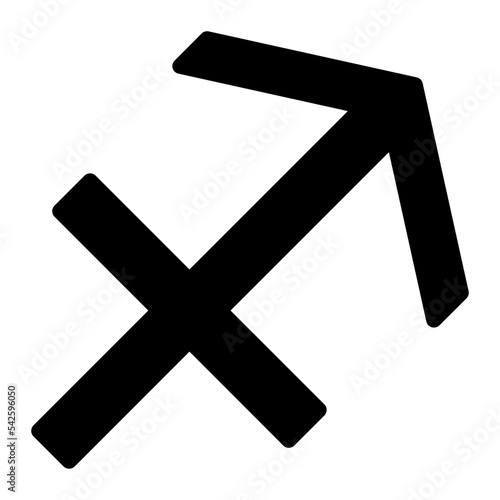 sagittarius glyph icon