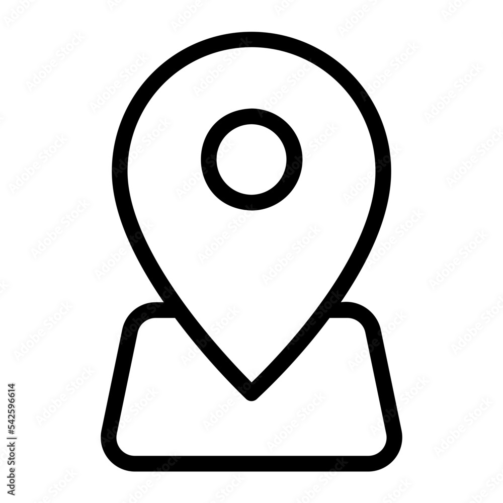 pin line icon pin line icon