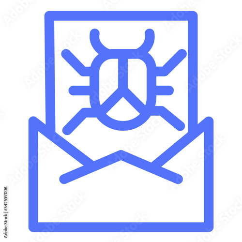 Mail Email Virus Spam Malware Hacking Icon