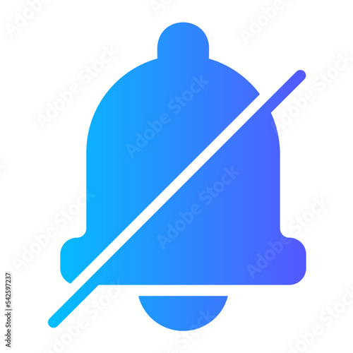 silent gradient icon