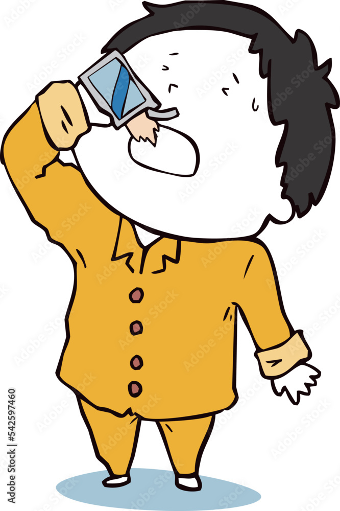 Obraz premium 薬を飲む男性