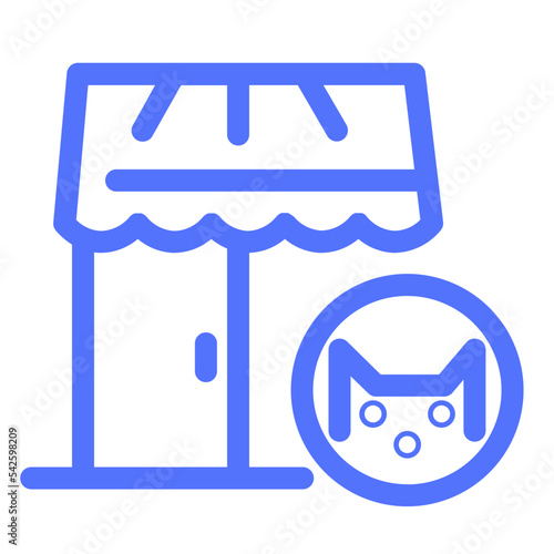 Pet Store Shop Cat Kitten Icon