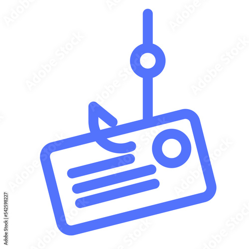 Phishing Credit Card Fraud Icon