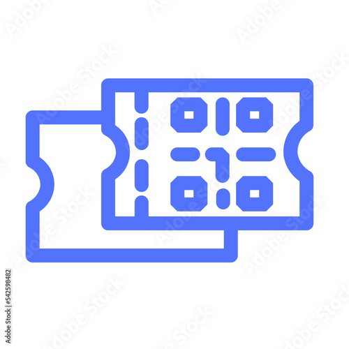 Qr Code Qrcode Ticket Eticket Icon