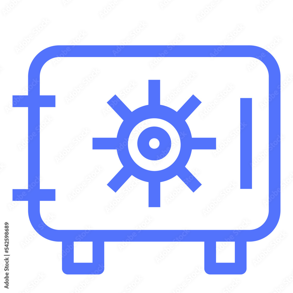 Safe Bank Security Savings Icon Safe Bank Security Savings Icon