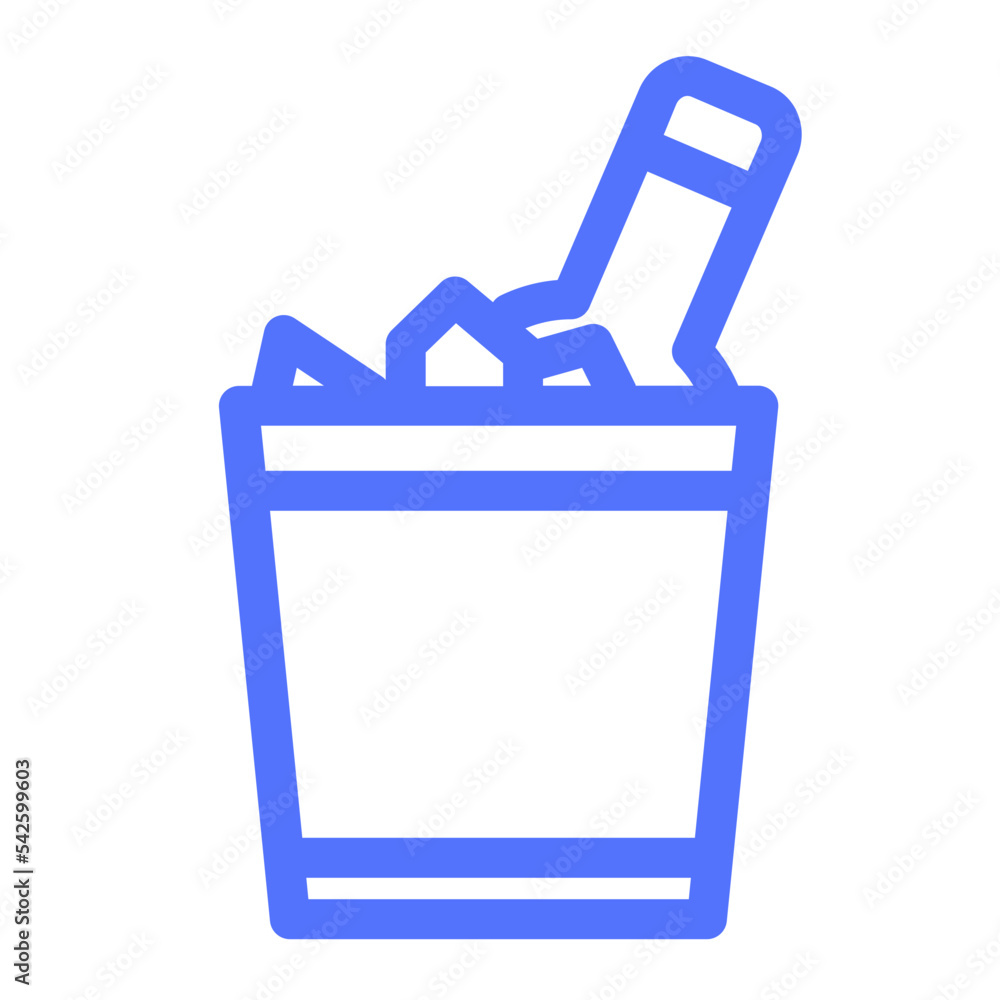 Wine Bucket Cold Ice Restaurant Service Icon Wine Bucket Cold Ice Restaurant Service Icon