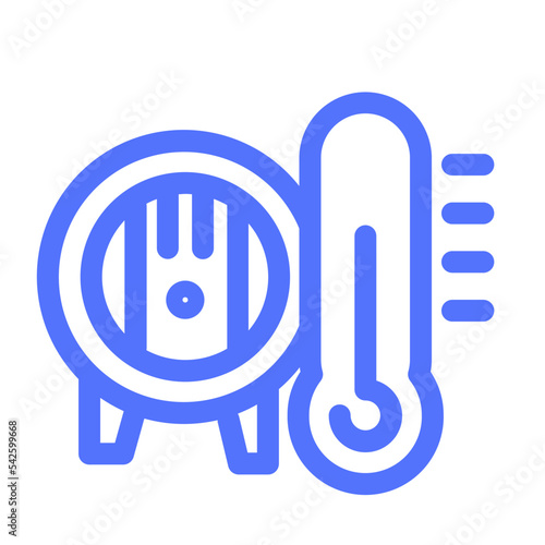 Wine Temperature Store Storage Cellar Icon