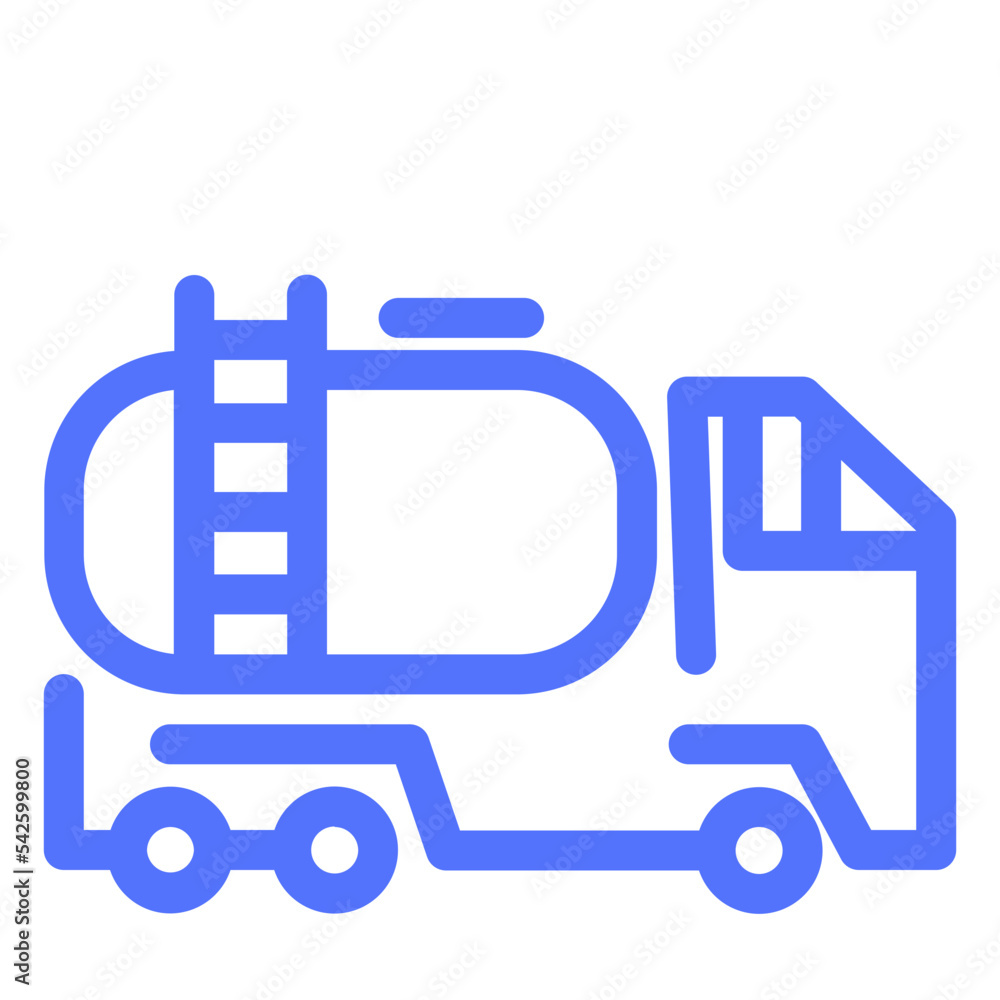 Truck Tanker Oil Fuel Transportation Vehicle Icon Truck Tanker Oil Fuel Transportation Vehicle Icon