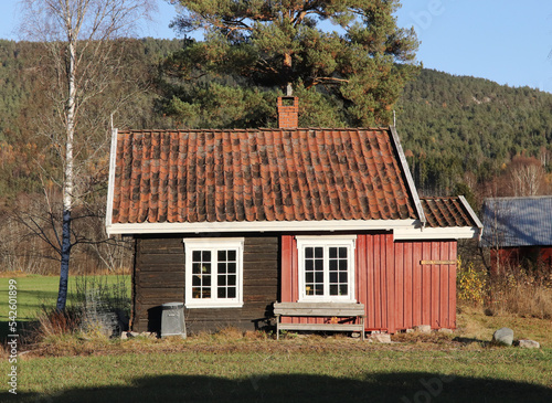 Bild auf Leinwand Old house