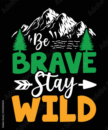 Summer and Hiking Type vectors and illustrations for t-shirts, mugs, posters, banners, 