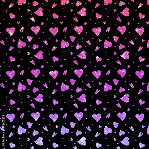 Glitter colored purple texture and background.  Brilliant style with gradient and sparkles. 