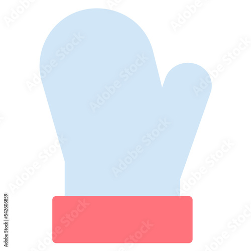 mittens flat icon