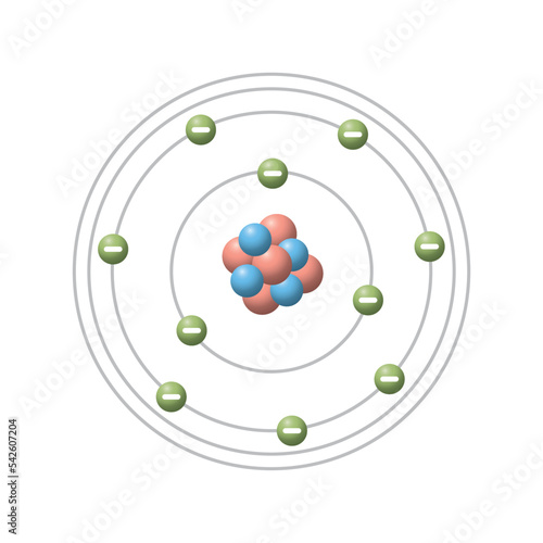 vector 3d. Bohr model, description of the structure of atoms, especially that of hydrogen, proposed by the Danish physicist Niels Bohr.