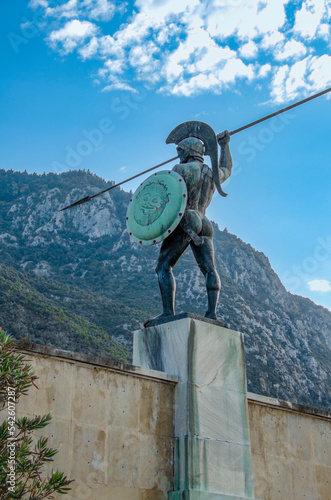 Εκτύπωση καμβά King Leonidas in Thermopylae, Greece