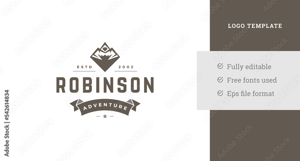 Vector emblem designed for contemporary adventure club Vector emblem designed for contemporary adventure club