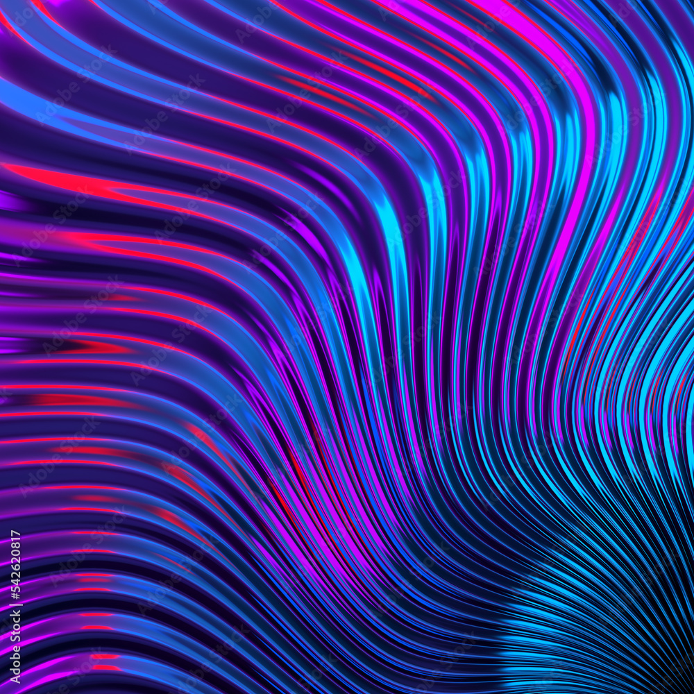 Fototapeta premium abstract metal waves