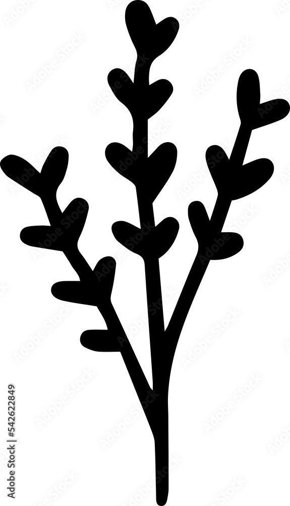 Fototapeta premium hand draw flower element