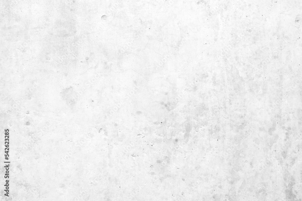 White Grunge Concrete Wall Texture for Background.