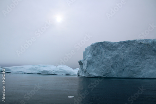 Greenland, iceberg in Ilulissat Icefjord in Disko Bay photo