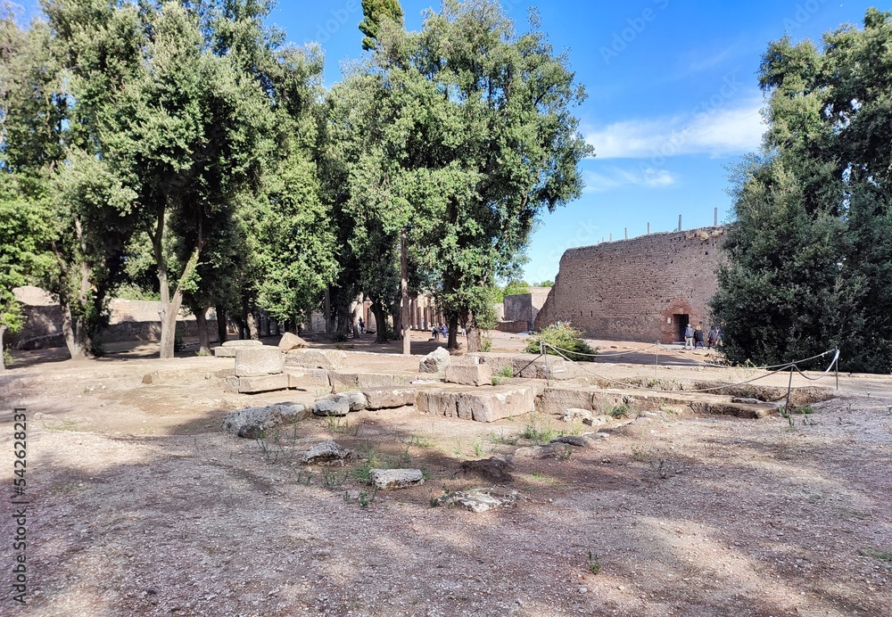 Pompei - Scorcio del Foro Triangolare dal Santuario di Atena ed Eracle