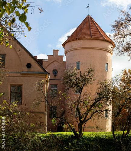 The Edoles Castle, autumn, Latvia. High quality photo photo