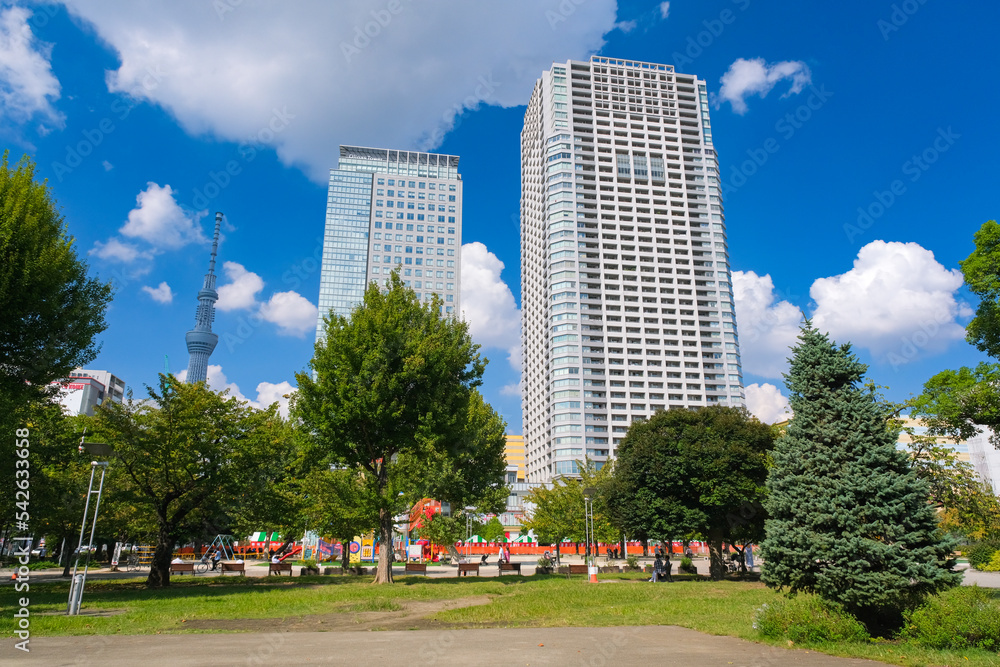 Obraz premium 東京都墨田区 錦糸公園