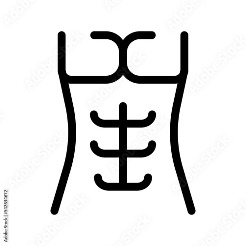 abs line icon illustration vector graphic