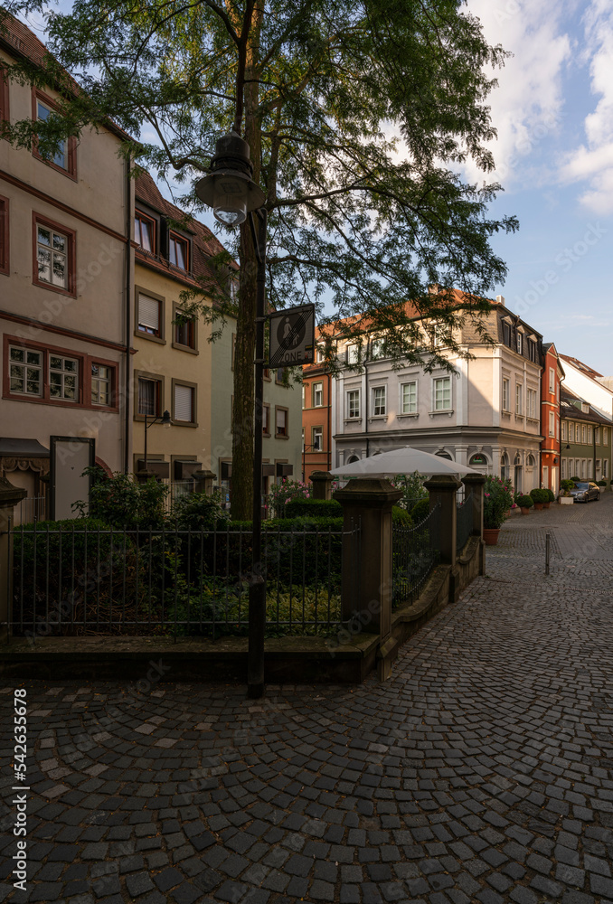Stadtansicht von Schweinfurt am Main mit seiner Altstadt, Landkreis Schweinfurt, Unterfranken, Franken, Bayern, Deutschland