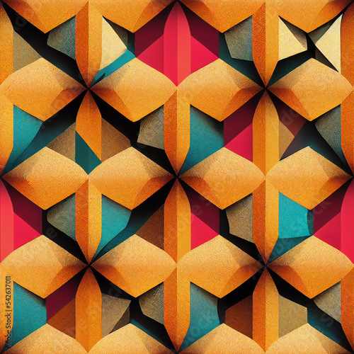 Colorful line seamless pattern. mixed bauhaus memphis geometric style. seamless illustration