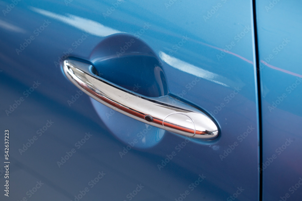 automotive, detail of a car, doorgrip, door handle, 