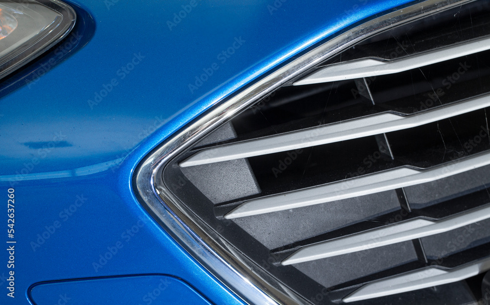 automotive, detail of a car, grille, 