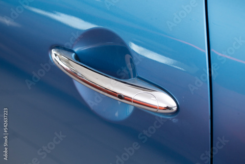 automotive, detail of a car, doorgrip, door handle, 
