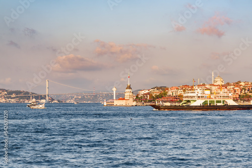 View of the Bosporus strait, Istanbul, Turkey