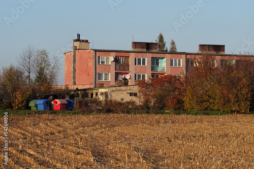 Ubogie miejscowości przy granicy Polsko - Ukraińskiej. photo