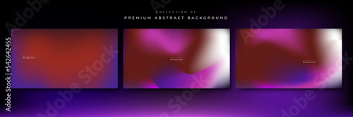Fluid gradient background vector. Cute and minimal style posters with colorful, geometric shapes, stars and liquid color. Modern wallpaper design for social media, idol poster, banner, flyer. © TitikBak