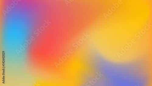 Abstract gradient fluid blur background with grainy texture and colorful rainbow gradient. Modern wallpaper design for social media, idol poster, banner, flyer.