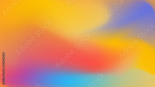 Abstract gradient fluid blur background with grainy texture and colorful rainbow gradient. Modern wallpaper design for social media, idol poster, banner, flyer.
